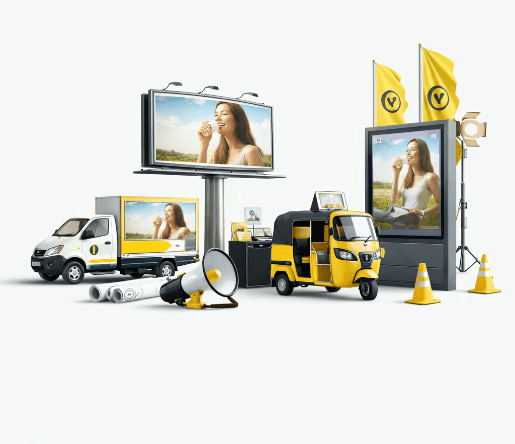 Billboards and outdoor media campaign mockups by Raybrand